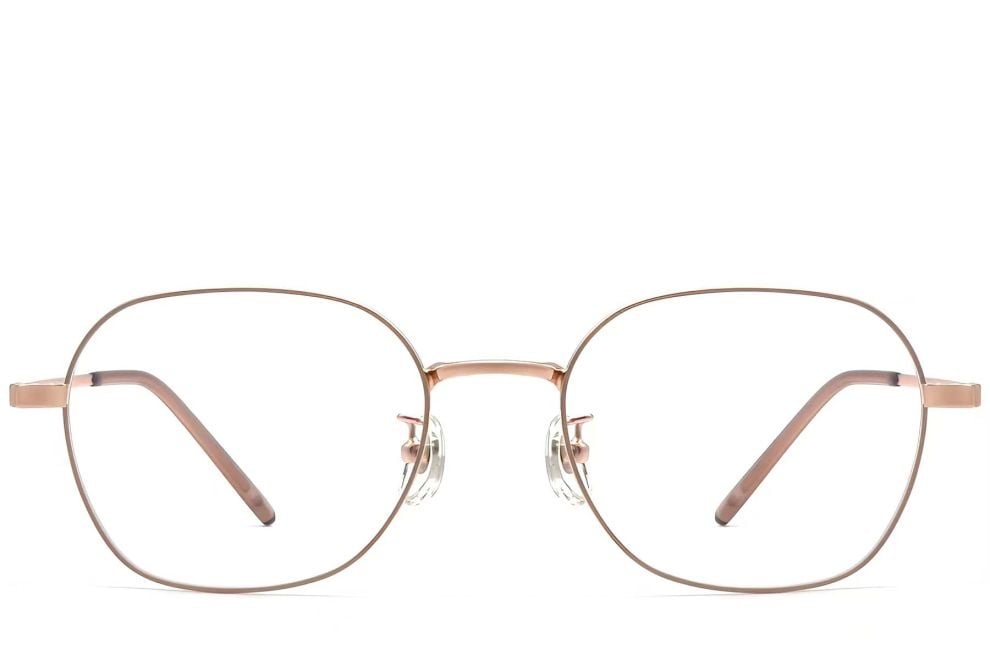Geometric Brown Metal Glasses #BS0423-0159