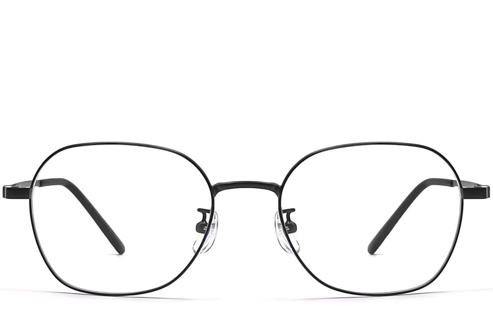 Geometric Black Metal Glasses #BS0423-0160