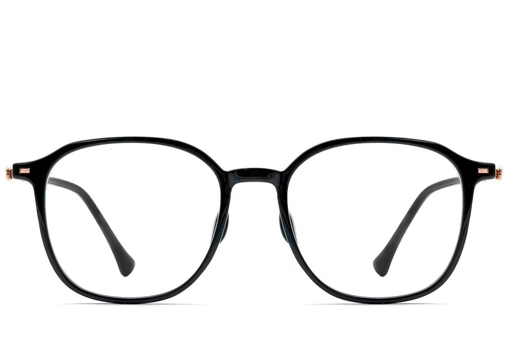 Lunettes géométriques noires TR90 #BS0423-0165