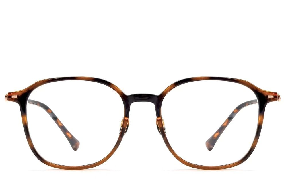 Geometric Tortoiseshell TR90 Glasses #BS0423-0168