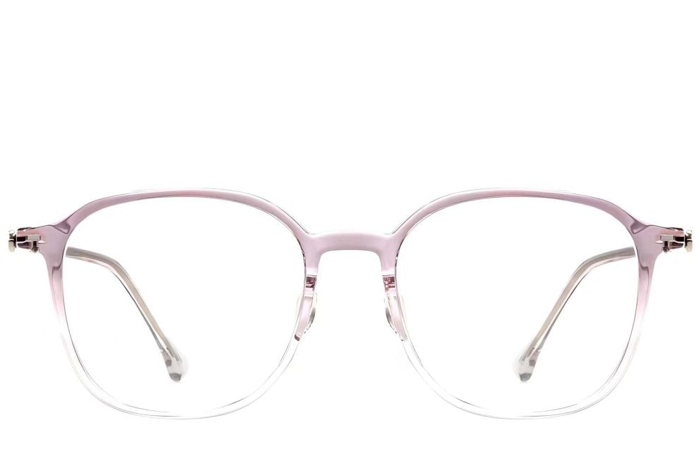 Geometric Pink TR90 Glasses #BS0423-0169