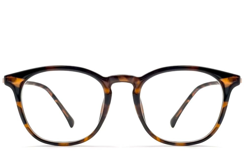 Oval Tortoiseshell TR90 Glasses #BS0423-0177
