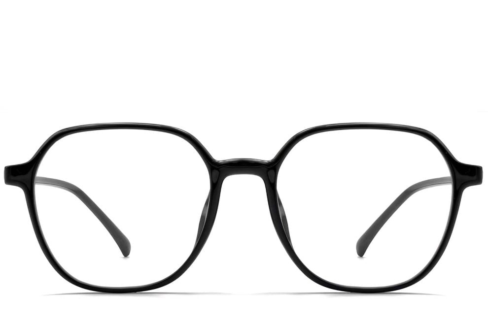 Lunettes géométriques noires TR90 #BS0423-0183