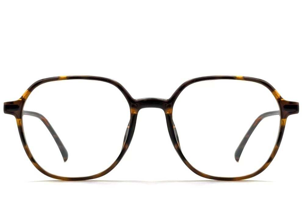 Geometric Tortoiseshell TR90 Glasses #BS0423-0185
