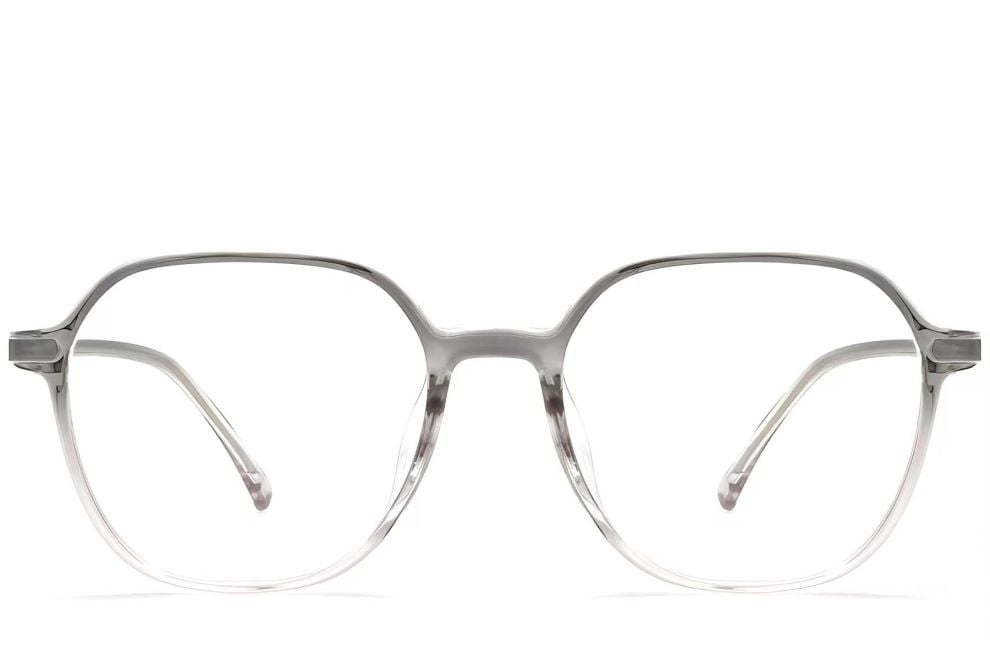 Lunettes géométriques grises TR90 #BS0423-0186