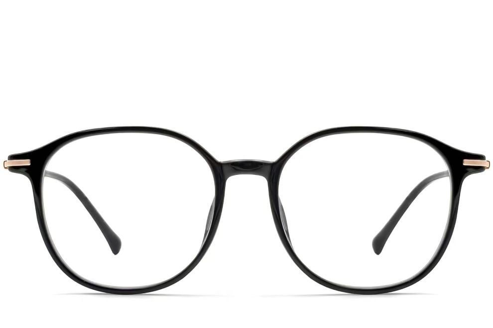 Oval Black TR90 Glasses #BS0423-0187