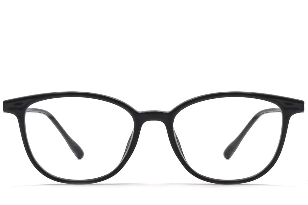 Lunettes papillon noires TR90 #BS0423-0192
