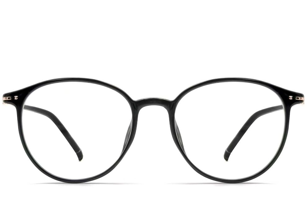 Oval Black TR90 Glasses #BS0423-0196