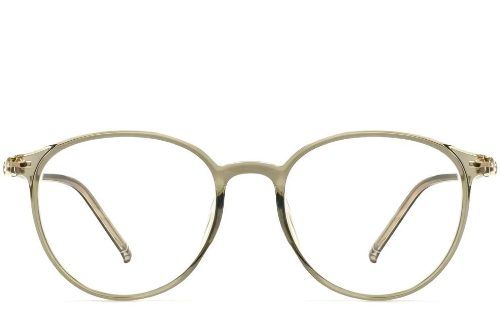 Oval Green TR90 Glasses #BS0423-0198