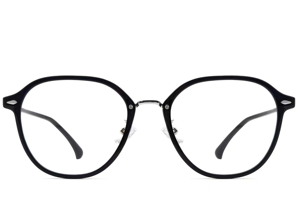 Gafas geométricas negras TR90 # BS0423-0233