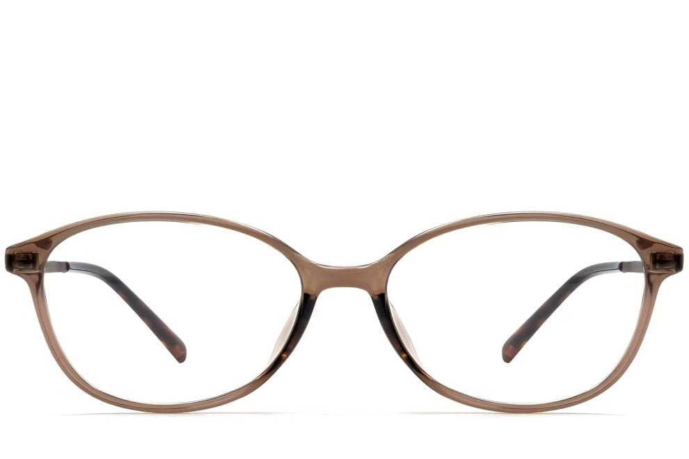 Gafas ovaladas TR90 marrones #BS0423-0245