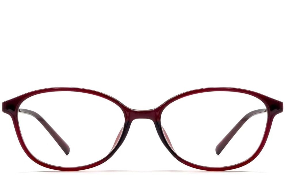 Gafas TR90 ovaladas rojas #BS0423-0249