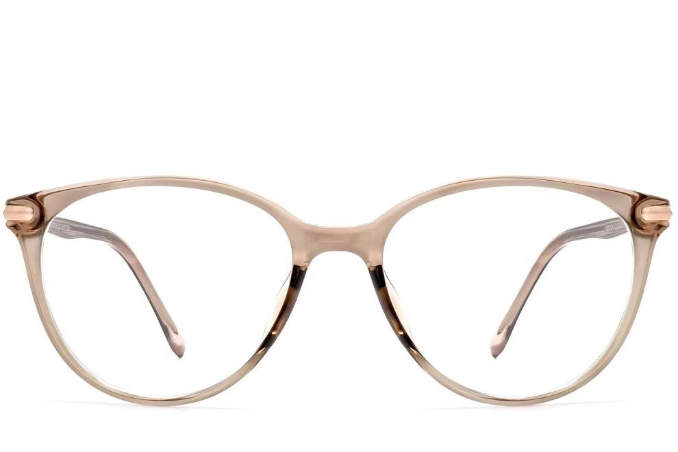 Gafas ovaladas TR90 marrones #BS0423-0261