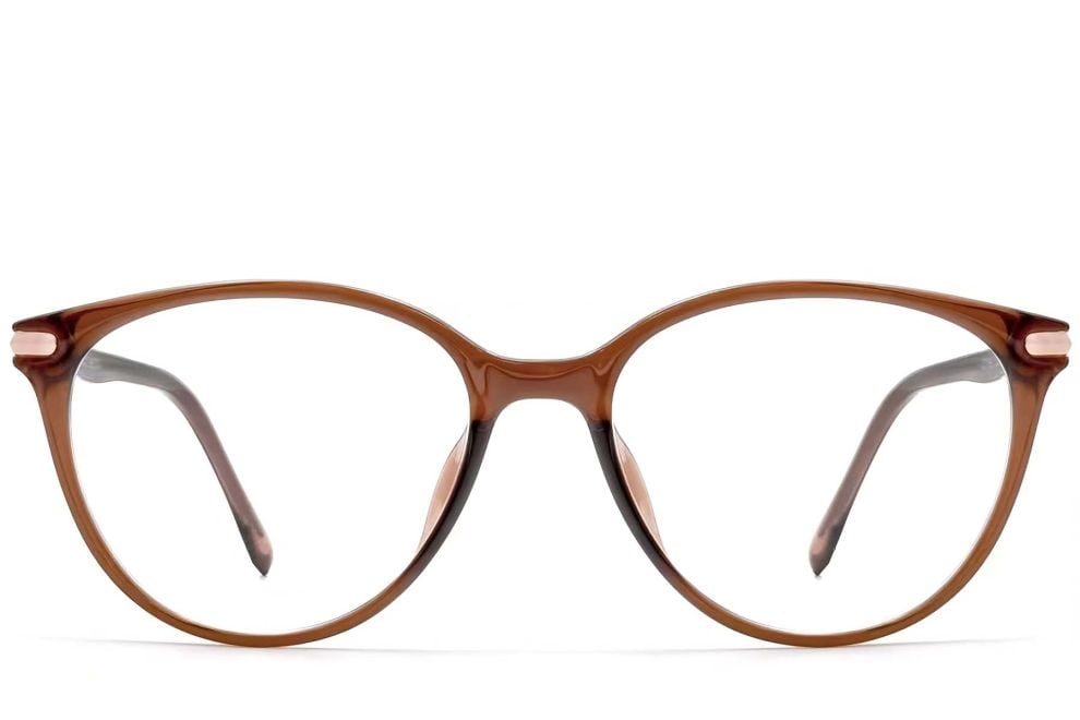 Gafas ovaladas TR90 marrones #BS0423-0266