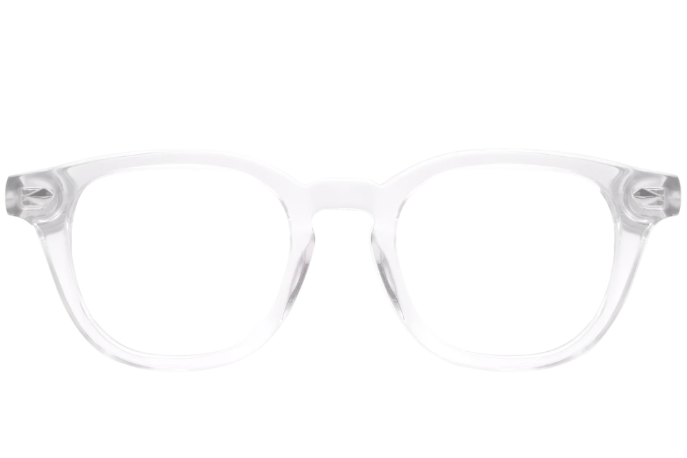 Gafas ovaladas de acetato transparente #BS0522-0002