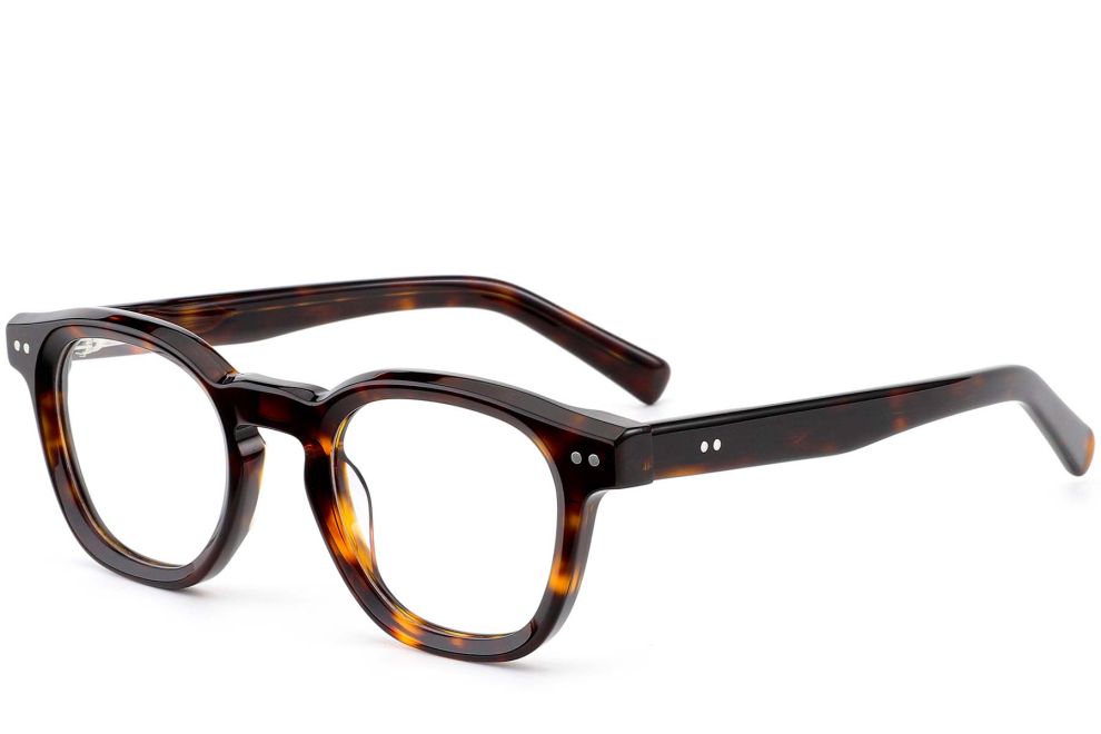Gafas ovaladas de acetato de carey # BS0522-0016