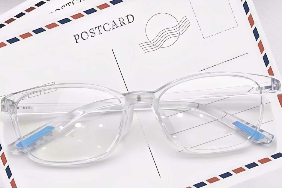 Rectangular Transparent TR90 Glasses #BS0612-0014
