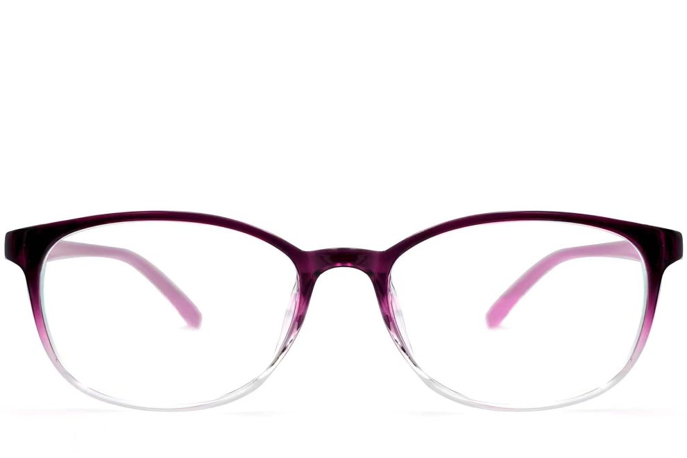 Oval Pink TR90 Glasses #BS0612-0021