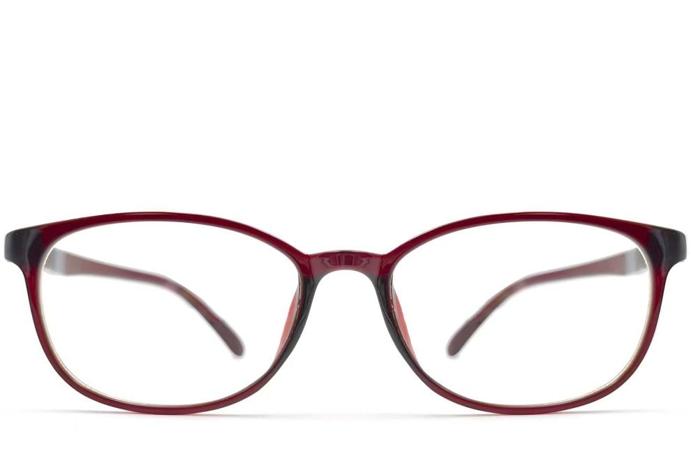 Oval Red TR90 Glasses #BS0612-0022