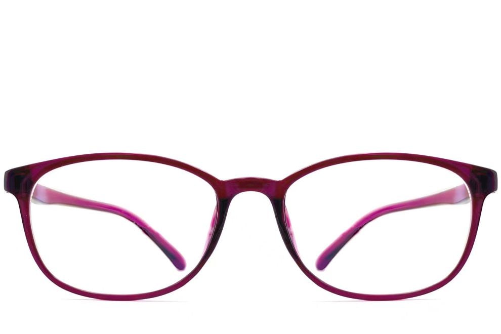 Gafas ovaladas TR90 moradas #BS0612-0023