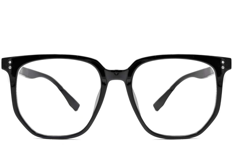 Geometric Black TR90 Glasses #BS0612-0029