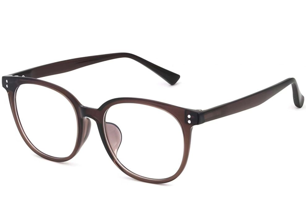 Gafas ovaladas TR90 marrones #BS0620-0018