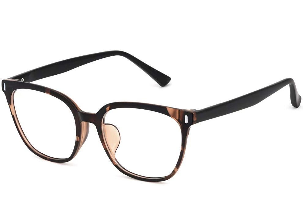 Oval Tortoiseshell TR90 Glasses #BS0620-0027
