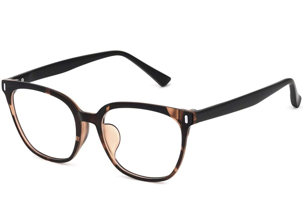 Gafas ovaladas TR90 de carey #BS0620-0027