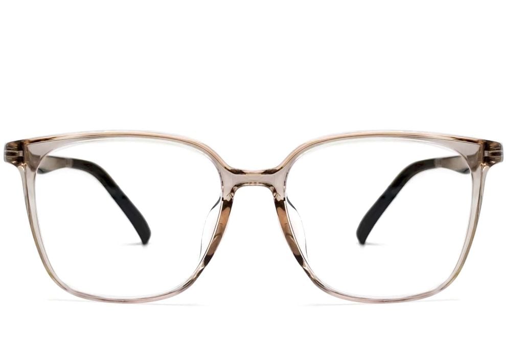 Gafas rectangulares TR90 marrones #BS0620-0036