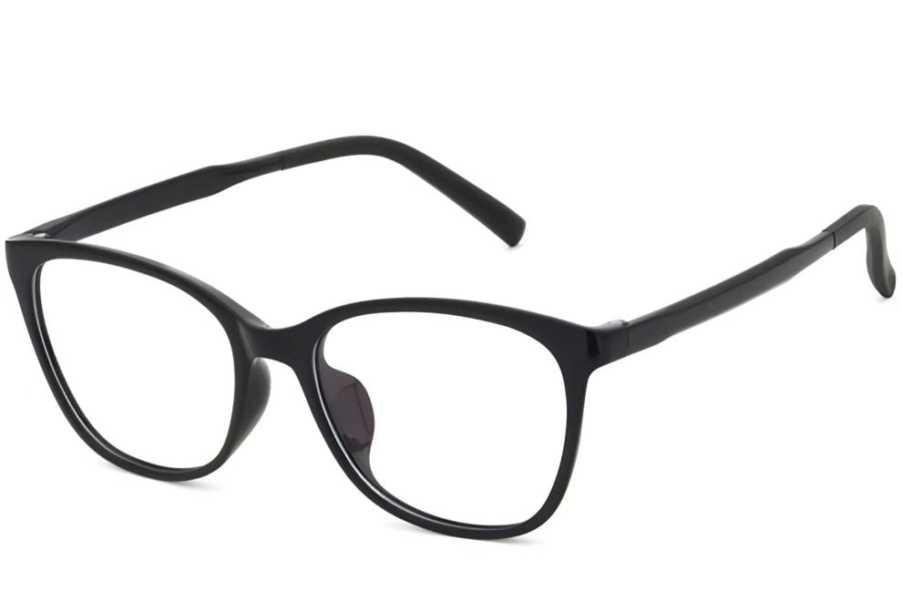 Gafas ovaladas negras TR90 #BS0620-0053