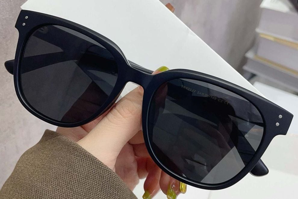 Oval Black TR90 Sunglasses #BS0824-0002