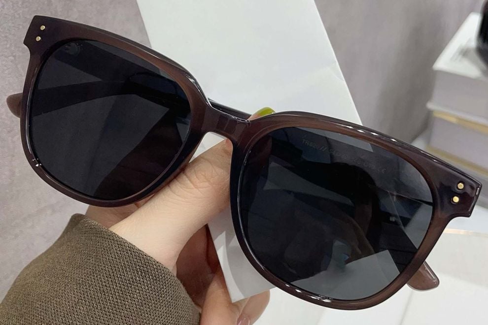 Oval Brown TR90 Sunglasses #BS0824-0005