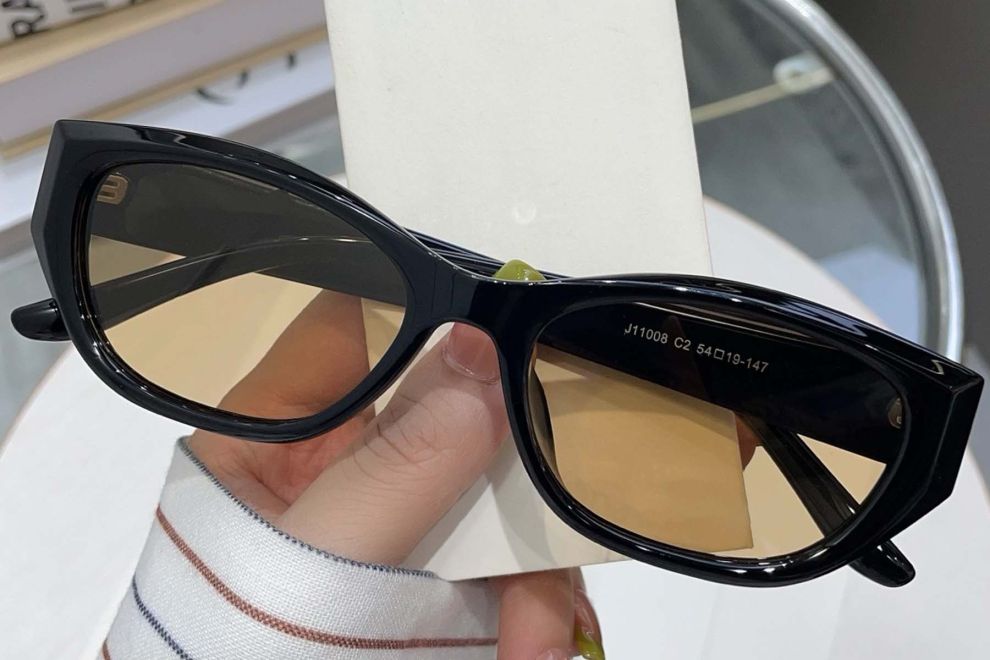 Butterfly Black TR90 Sunglasses #BS0824-0052