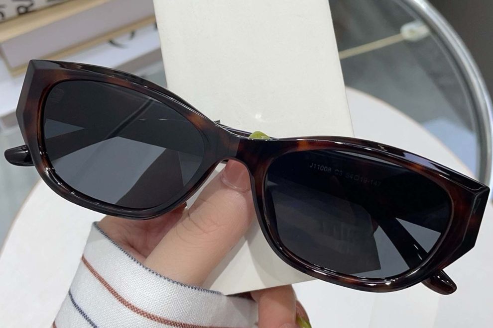 Schmetterlings-Schildpatt-TR90-Sonnenbrille #BS0824-0053