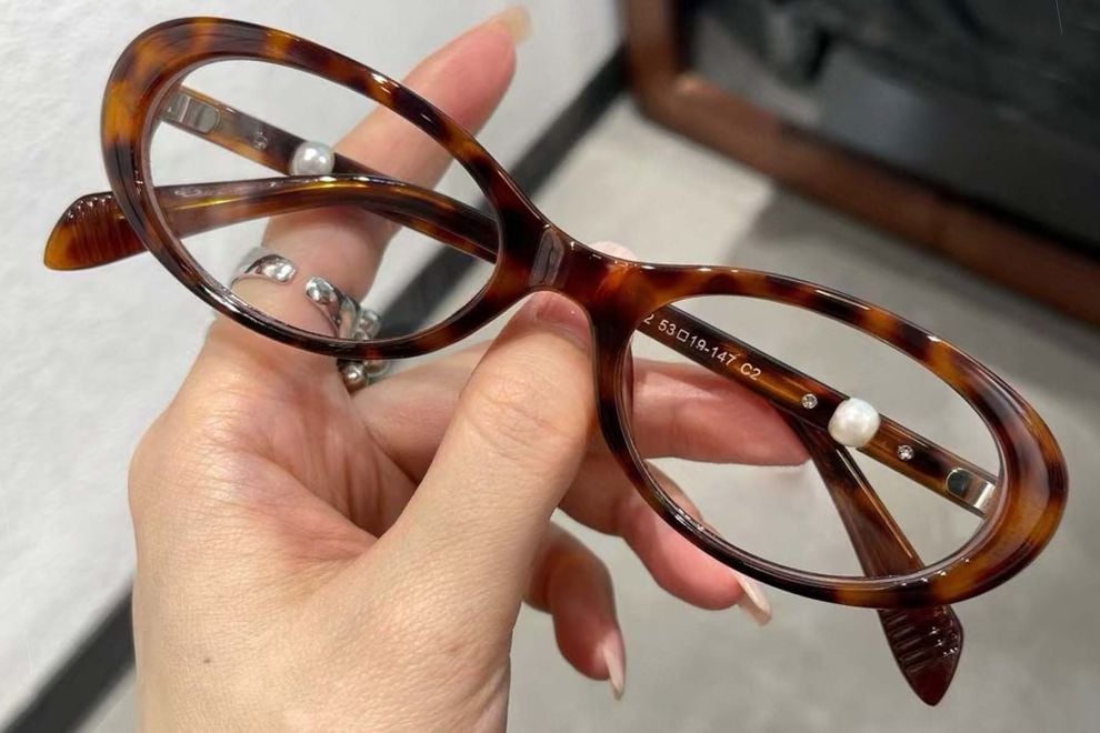 Oval Tortoiseshell TR90 Glasses #BS0824-0062