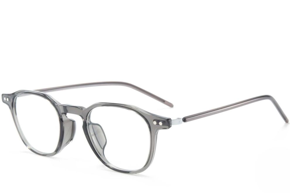 Rectangular Grey TR90 Glasses #BS1025-0003