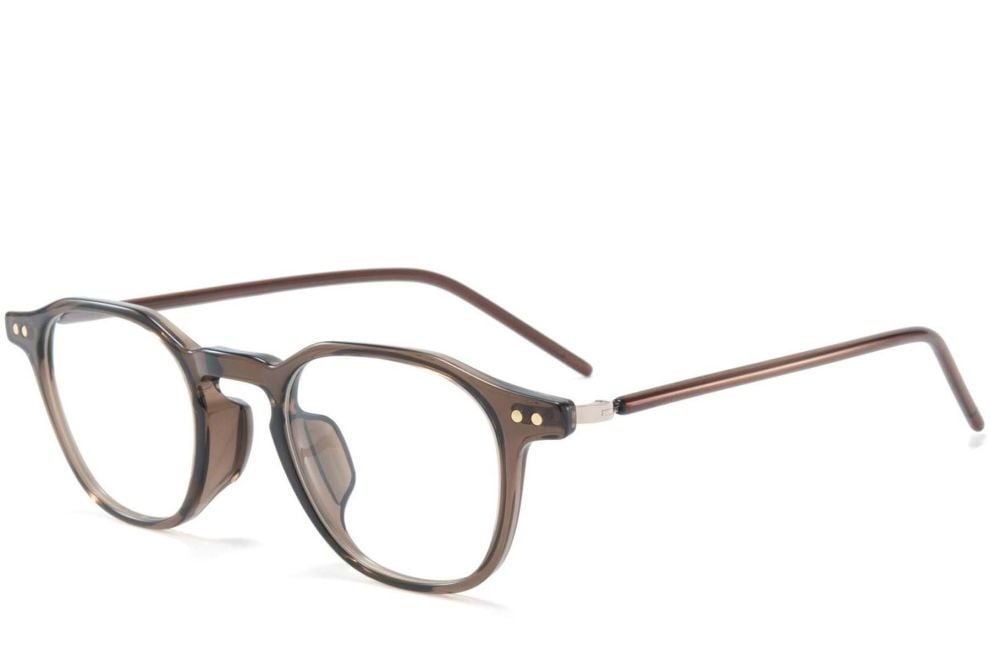Rectangular Brown TR90 Glasses #BS1025-0004
