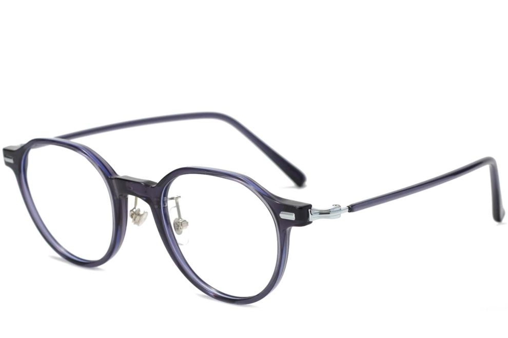 Ovale graue TR90-Brille #BS1025-0015
