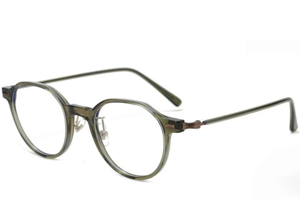 Oval Green TR90 Glasses #BS1025-0017