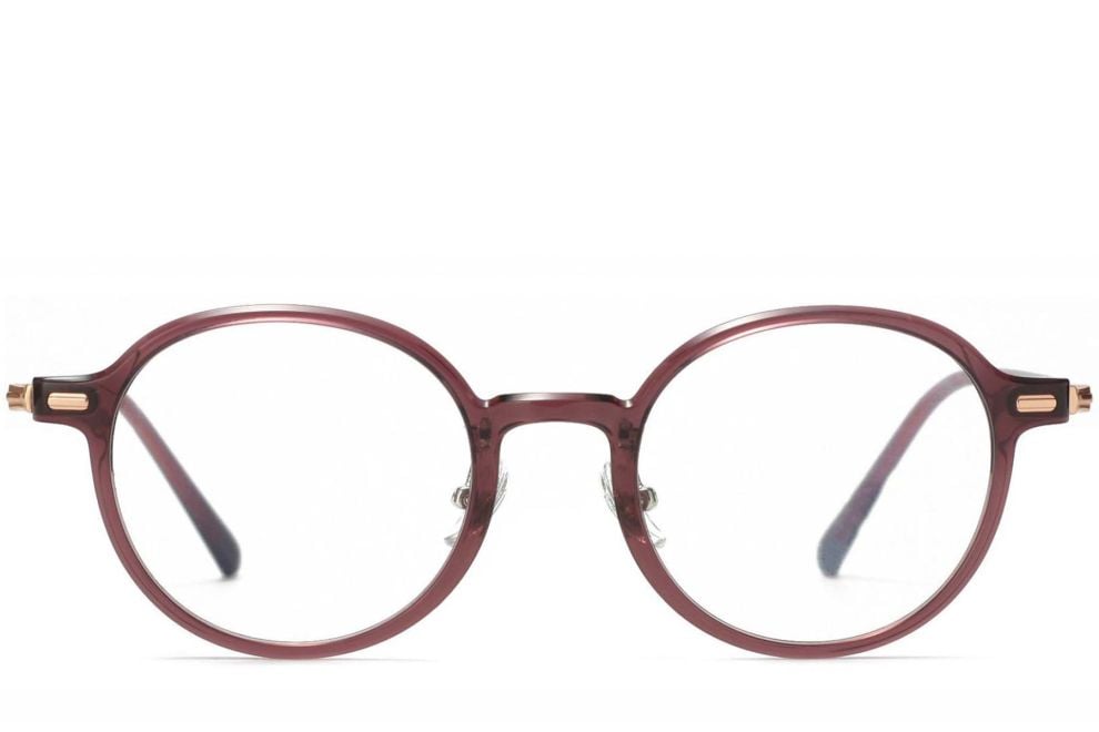 Round Purple TR90 Glasses #BS1025-0030