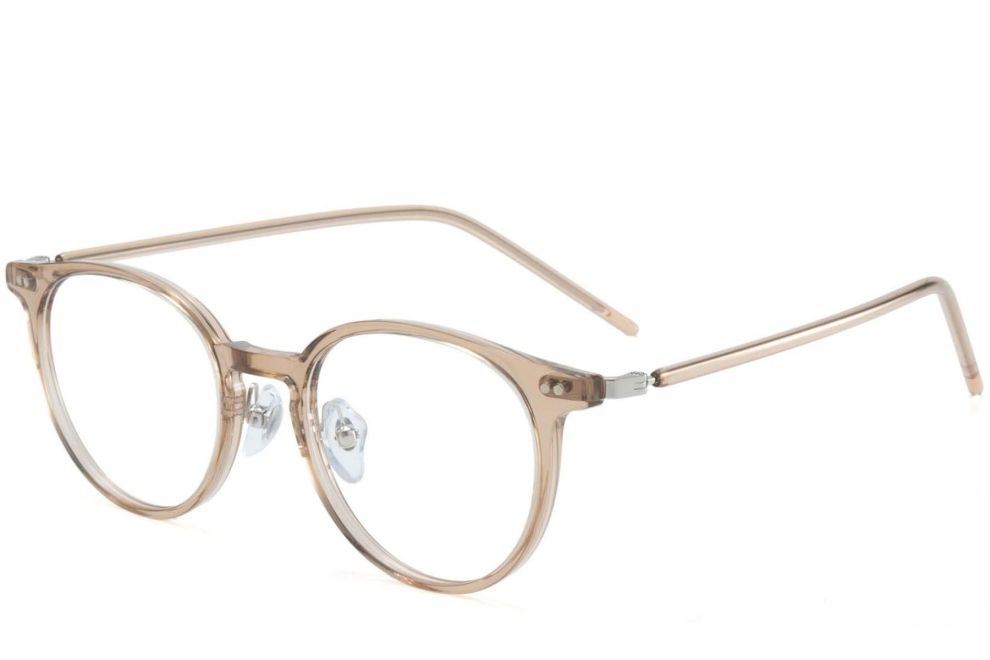 Oval Brown TR90 Glasses #BS1025-0035