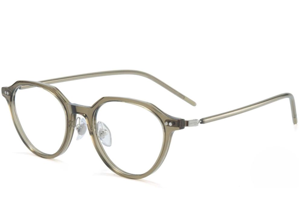 Oval Green TR90 Glasses #BS1025-0041