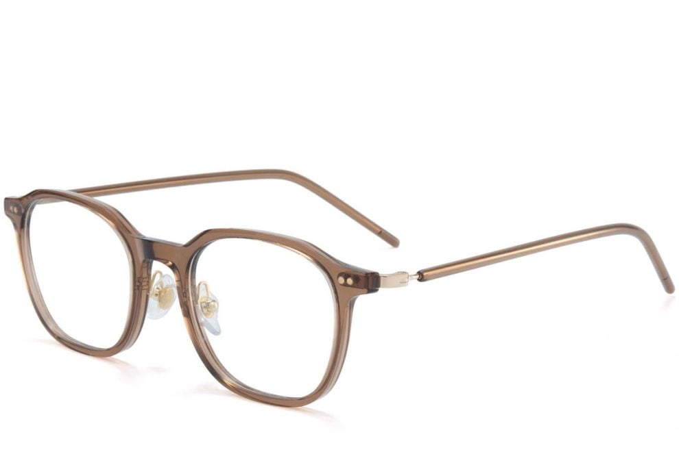 Rectangular Brown TR90 Glasses #BS1025-0050