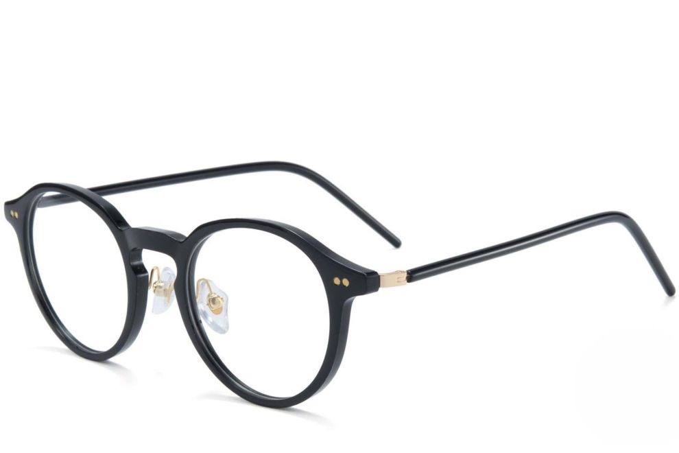 Gafas redondas negras TR90 #BS1025-0053