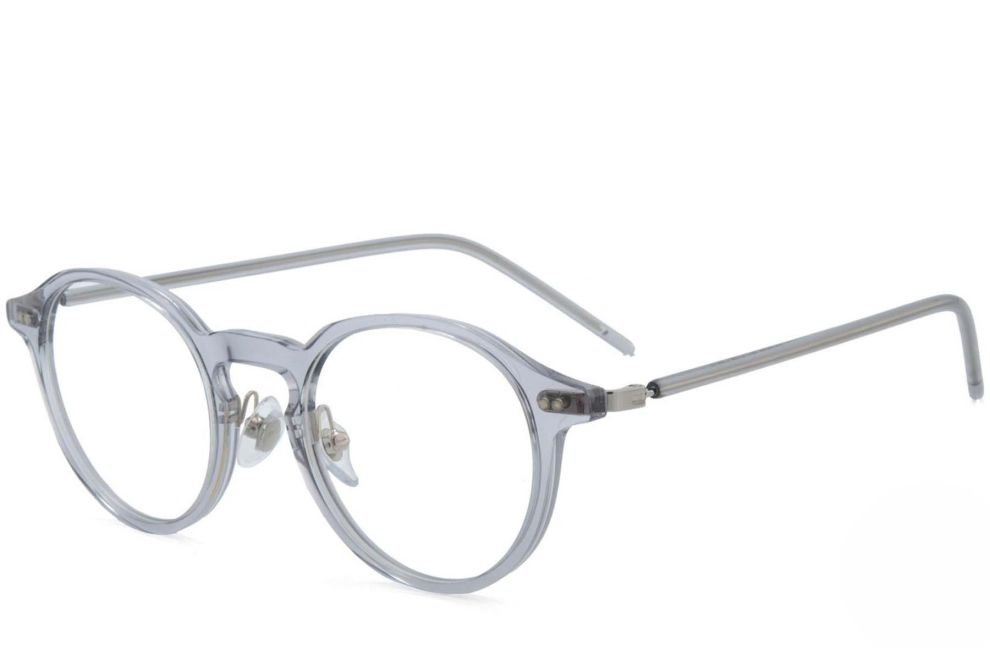 Round Grey TR90 Glasses #BS1025-0055
