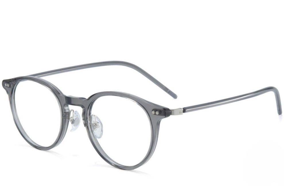Oval Grey TR90 Glasses #BS1025-0066