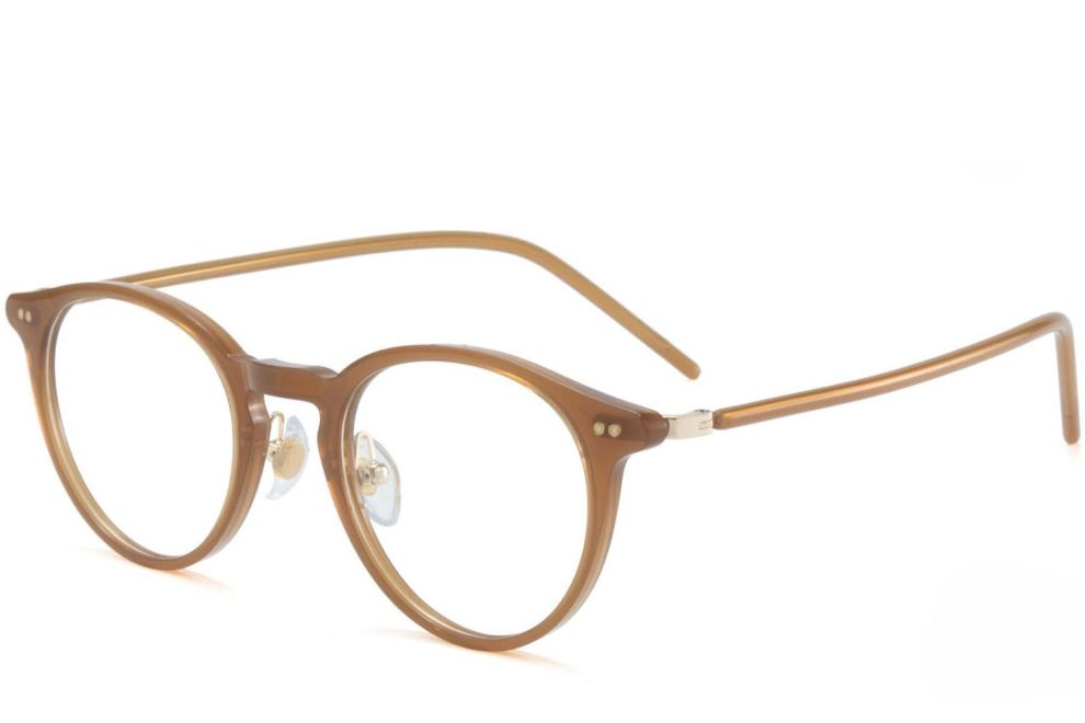 Oval Brown TR90 Glasses #BS1025-0067