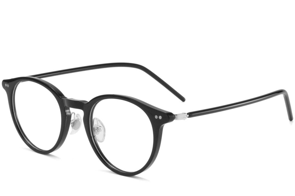 Oval Black TR90 Glasses #BS1025-0071