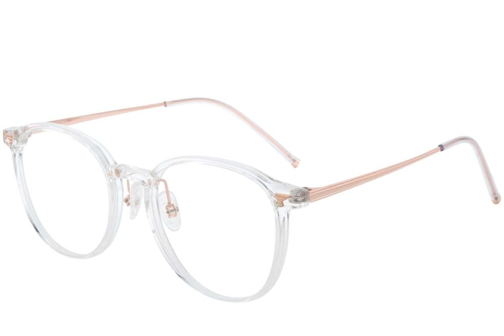 Rectangular Transparent TR90 Glasses #BS1025-0073