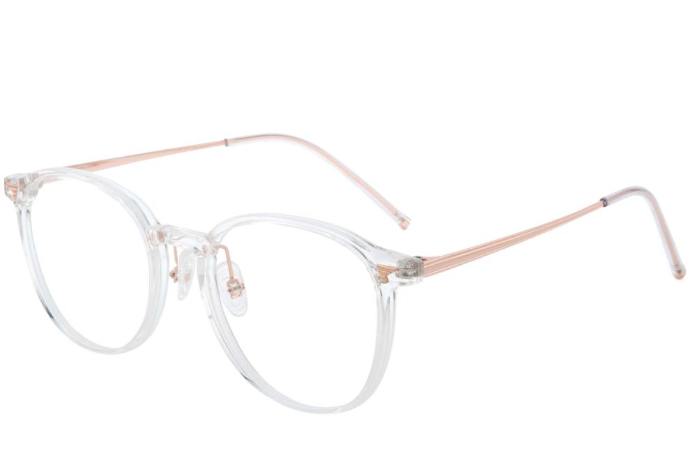 Rectangular Transparent TR90 Glasses #BS1025-0073
